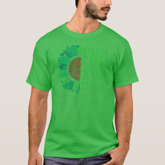 T-shirt Sensibilisation à la santé mentale Tournesol Fin d