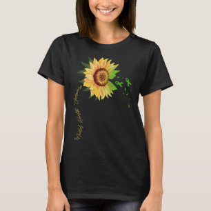 T-shirt Sensibilisation à la santé mentale Tournesol Ribbo