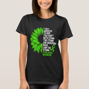T-shirt Sensibilisation à la Scoliose Écran vert La temp