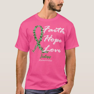 T-shirt Sensibilisation À La Scoliose Foi Espère Aimer Dan