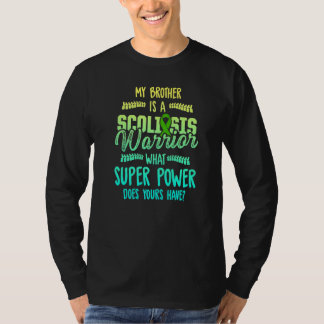T-shirt Sensibilisation à la Scoliose Survivant du guerrie