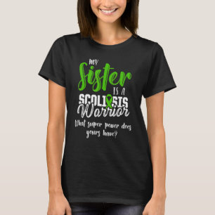 T-shirt Sensibilisation à la Scoliose Survivant du guerrie