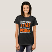 T-shirt Sensibilisation à la SP Je ne suis pas ivre J'ai p (Devant entier)