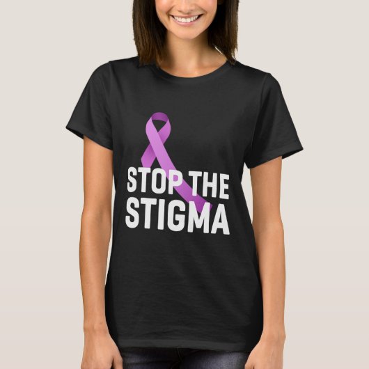 T-shirt Sensibilisation à la stigmatisation et à la dépend (Devant)