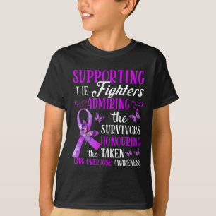 T-shirt Sensibilisation À La Surdose De Drogue Belle Et Su