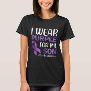 T-shirt Sensibilisation à la surdose Je porte le pourpre p