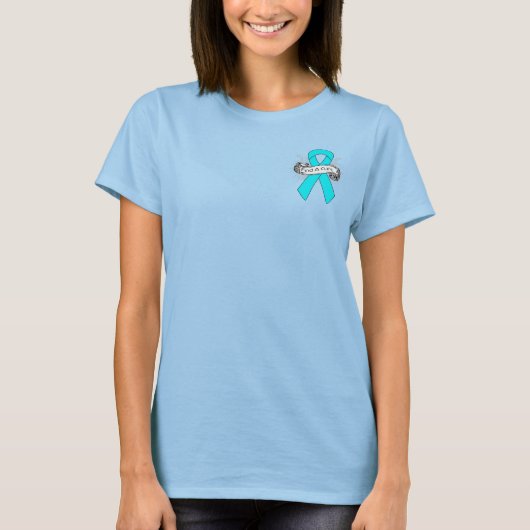 T-shirt Sensibilisation À La Toxicomanie Trouver Un Ruban (Devant)