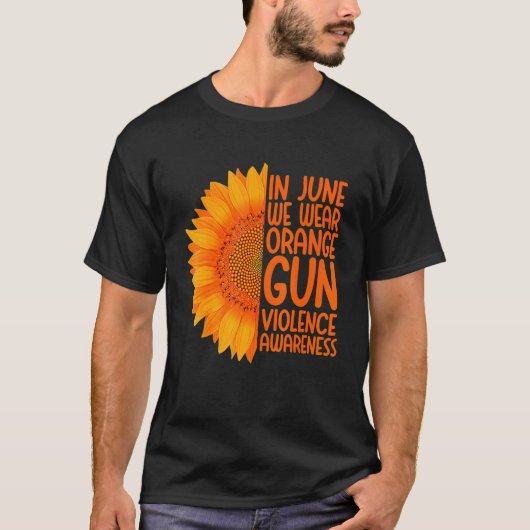 T-shirt Sensibilisation À La Violence Des Armes À Feu En J (Devant)