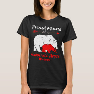 T-shirt Sensibilisation à l'abus de substance Proud Mama B