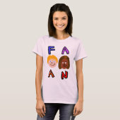 T-shirt Sensibilisation à l'allergie alimentaire e (Devant entier)