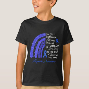 T-shirt Sensibilisation à l'Alopécie arc-en-ciel Être fort