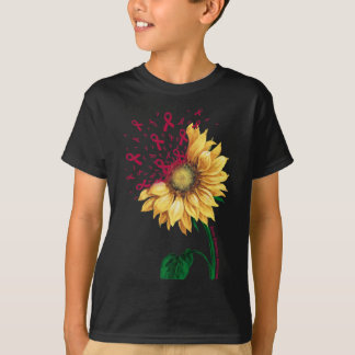 T-shirt SENSIBILISATION À L'Aneurie cérébrale Tournesol Bo