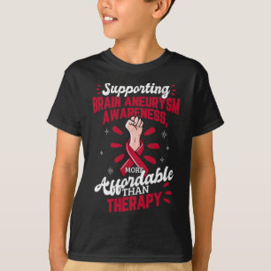 T-shirt Sensibilisation À L'Anévrisme Cerveau Est Thérapeu