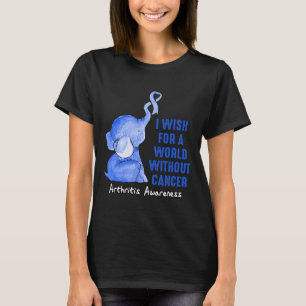 T-shirt Sensibilisation à l'arthrite Je souhaite un monde