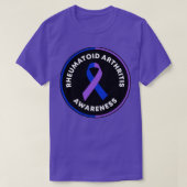 T-shirt Sensibilisation à l'arthrite rhumatoïde (Design devant)