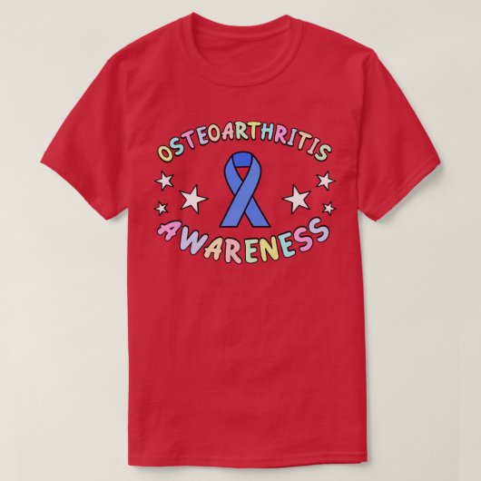 T-shirt Sensibilisation à l'arthrose (Design devant)