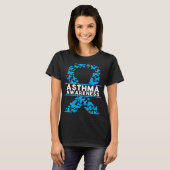 T-shirt Sensibilisation à l'asthme (Devant entier)