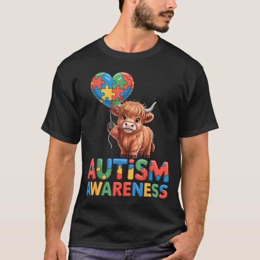 T-shirt Sensibilisation à l'autisme (Devant)