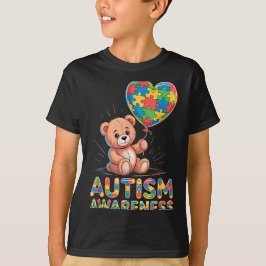 T-shirt Sensibilisation à l'autisme (Devant)
