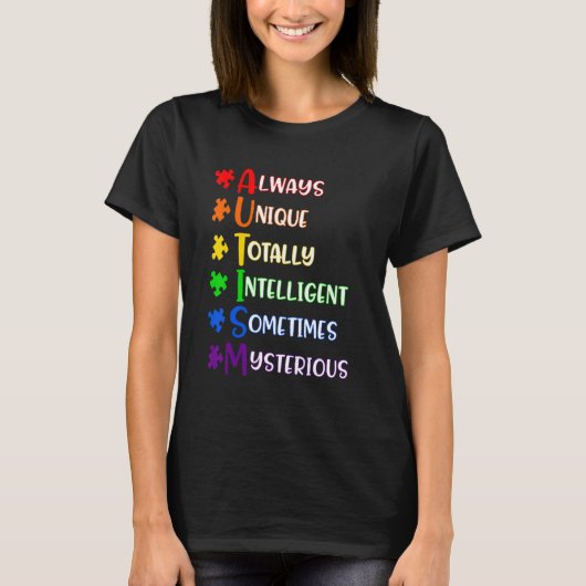 T-shirt Sensibilisation à l'autisme 1 (Devant)