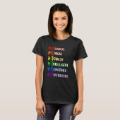 T-shirt Sensibilisation à l'autisme 1 (Devant entier)