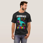 T-shirt Sensibilisation à l'autisme Accepter les différenc (Devant entier)