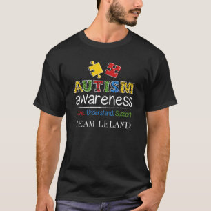 T-shirt Sensibilisation à l'autisme Amour Comprendre Souti