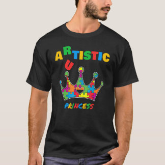T-shirt Sensibilisation à l'autisme artistique autistique