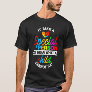 T-shirt Sensibilisation à l'autisme, cela prend une person