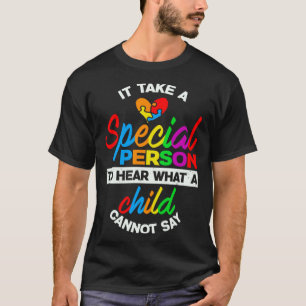 T-shirt Sensibilisation à l'autisme, cela prend une person