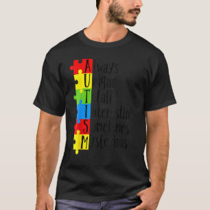 T-shirt Sensibilisation à l'autisme des femmes Soutien Enf