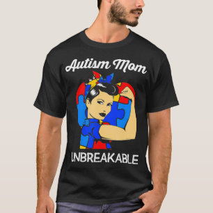 T-shirt Sensibilisation à l'autisme Femmes Maman Autisme M
