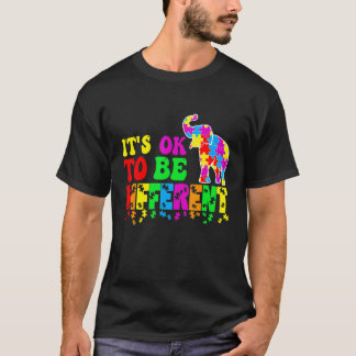 T-shirt Sensibilisation à l'autisme Il est ok d'être un pe