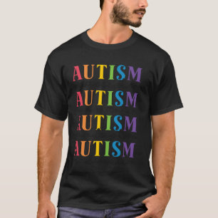 T-shirt Sensibilisation à l'autisme Maman Papa Parents Enf