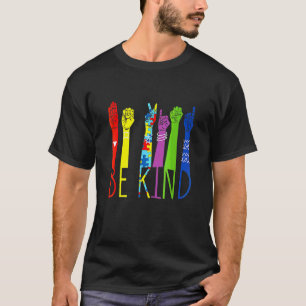 T-shirt Sensibilisation à l'autisme Signe de gentillesse L