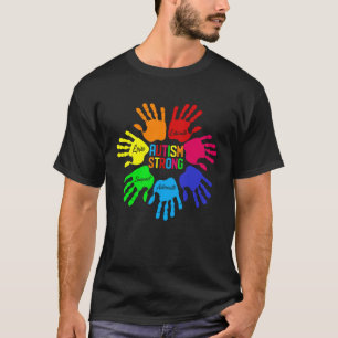 T-shirt Sensibilisation à l'autisme Signe Puzzle de la mai