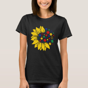 T-shirt Sensibilisation à l'autisme Tournesol Soyez Gentil