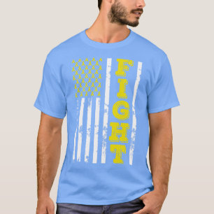T-shirt Sensibilisation à l'endométriose Drapeau américain