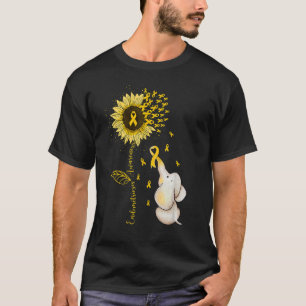 T-shirt Sensibilisation à l'endométriose Fleur de soleil B