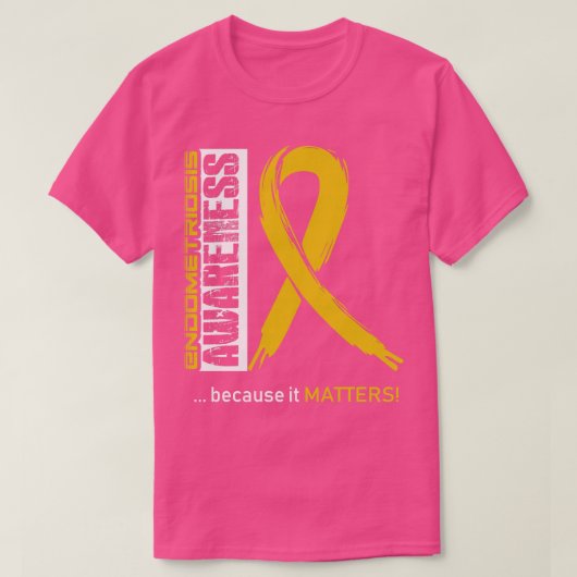 T-shirt Sensibilisation À L'Endometriose Parce Que Son Imp (Design devant)