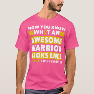 T-shirt Sensibilisation à l'enfance Un guerrier formidable