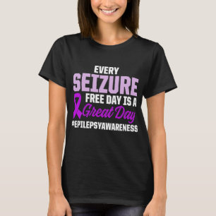 T-shirt Sensibilisation à l'épilepsie Guerrier épilepti