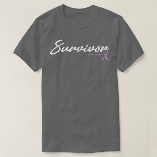 T-shirt Sensibilisation à l'épilepsie Parties scintillant (Design devant)