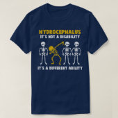 T-shirt Sensibilisation à l'hydrocéphalie Ce n'est pas un  (Design devant)