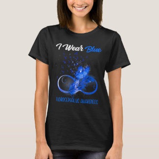 T-shirt Sensibilisation à l'hydrocéphalie de la plume de r
