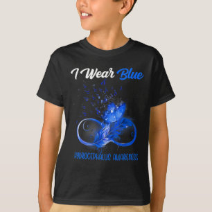 T-shirt Sensibilisation à l'hydrocéphalie de la plume de r