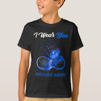 T-shirt Sensibilisation à l'hydrocéphalie de la plume de r