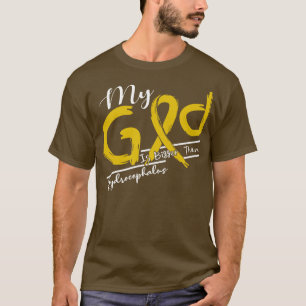 T-shirt Sensibilisation À L'Hydrocéphalie Mon Dieu Est Plu