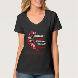 T-shirt Sensibilisation à l'neurologie cérébrale Burgundy 