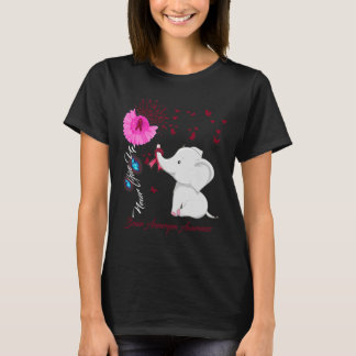 T-shirt Sensibilisation à l'neurysme cérébral des éléphant